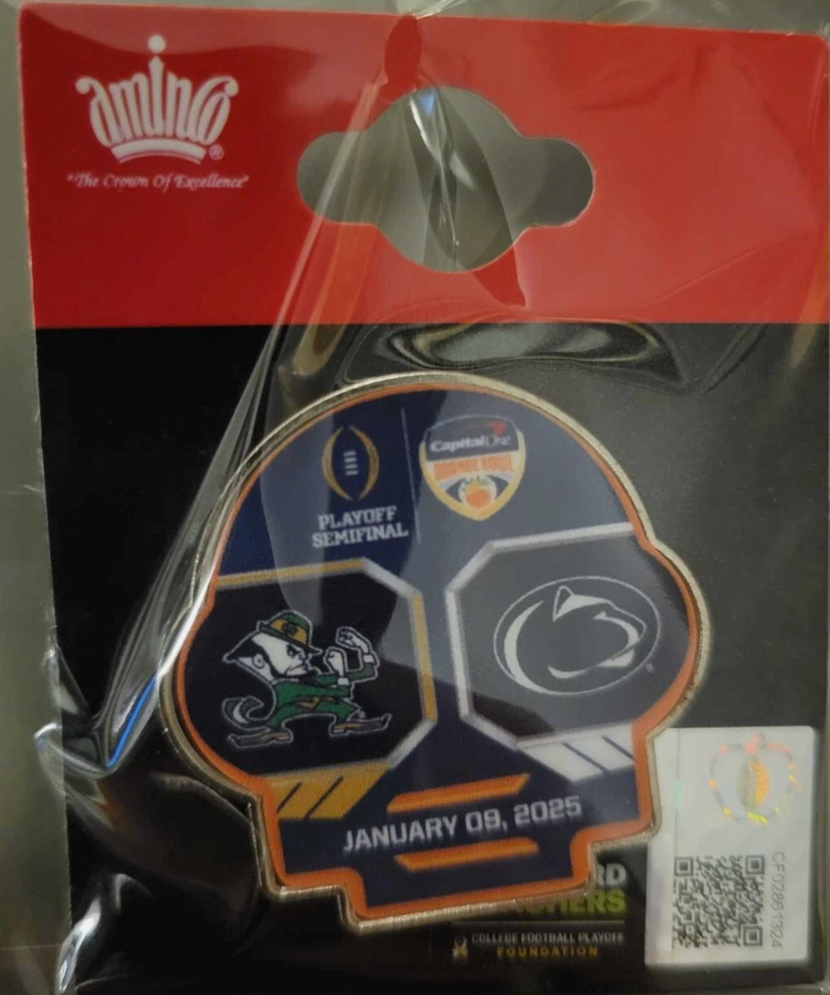 2025 Orange Bowl Matchup Dueling CFP Pin Notre Dame Penn State