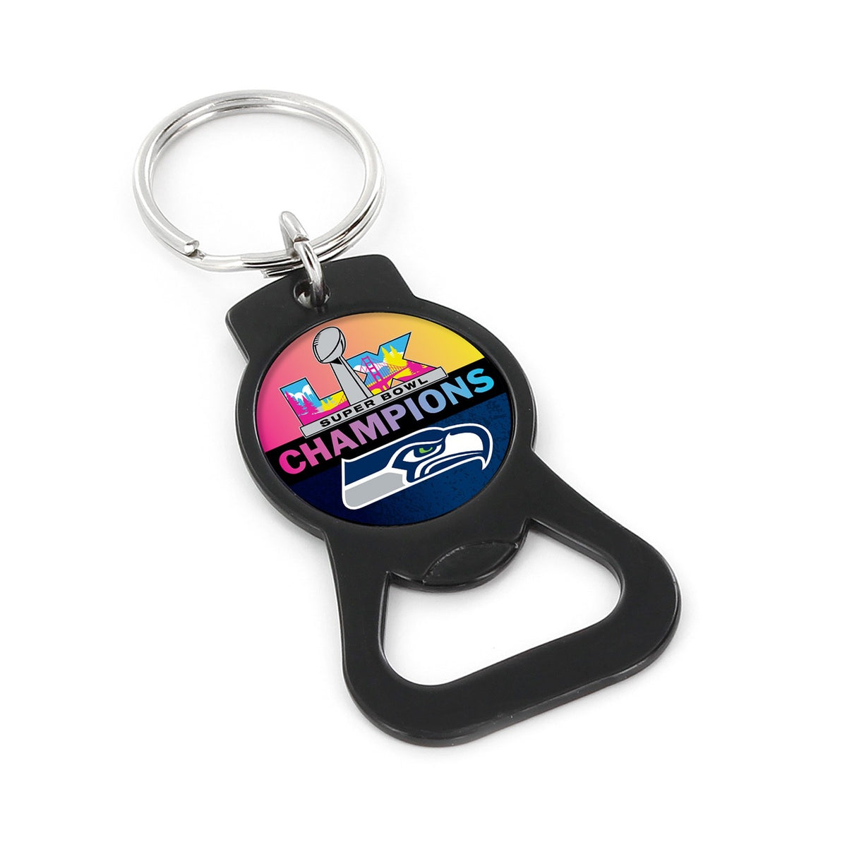2026 NFL Super Bowl LX 60 Champions SEATTLE SEAHAWKS Bottle Opener Keychain