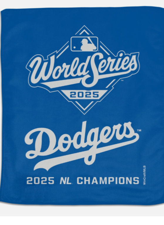 2025 World Series Los Angeles Dodgers Rally Towel NL Champions National League