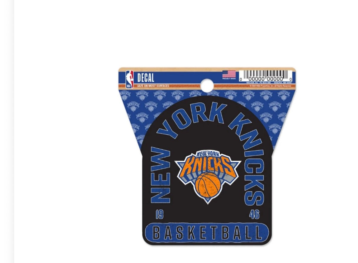 NBA CITY EDITION 2025-2026 NEW YORK KNICKS 3X4 DECAL