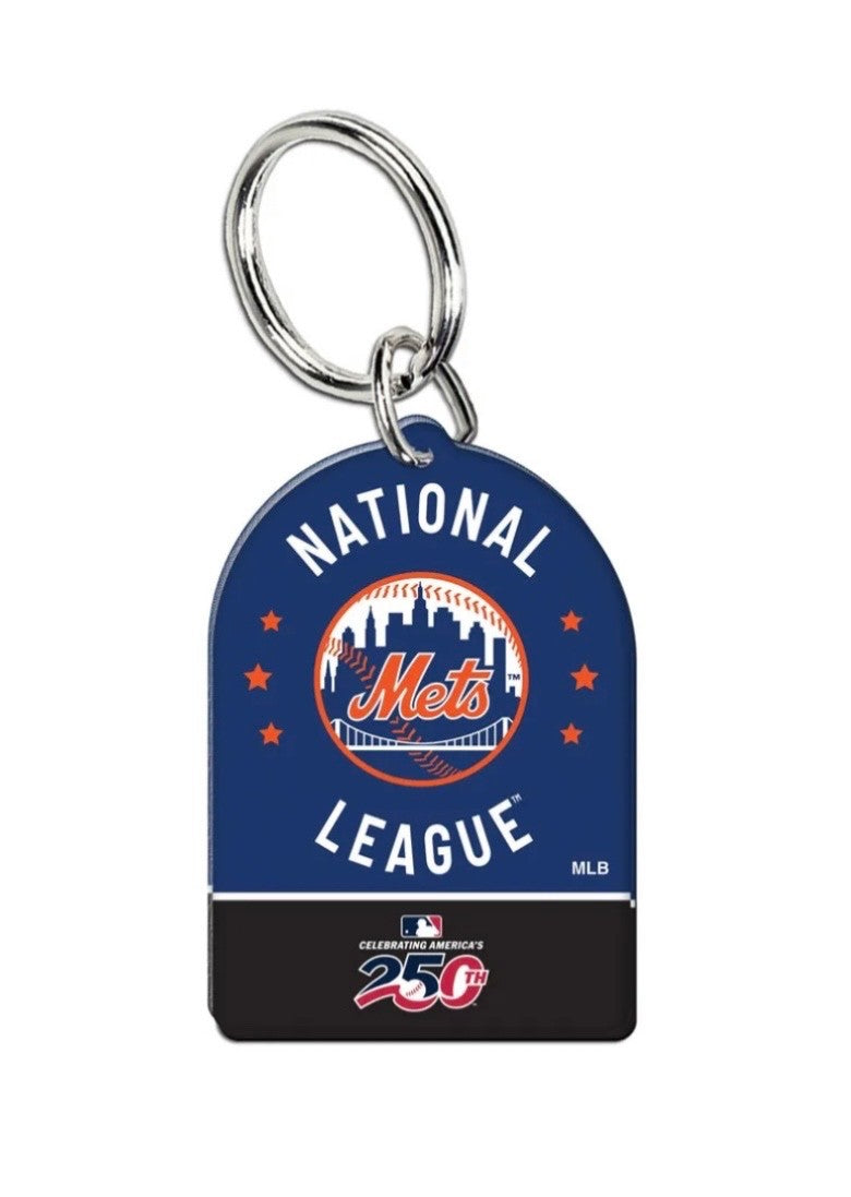 2026 MLB AMERICA USA 250 LOGO KEY RING METS