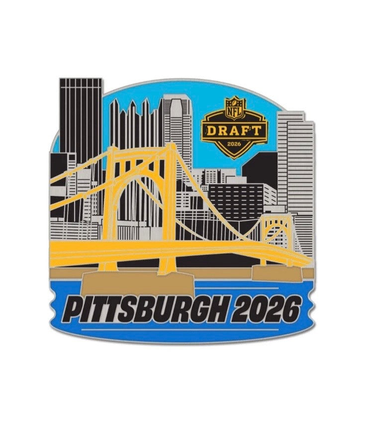 2026 NFL Draft Logo Pin Pittsburgh Fernado Mendoza