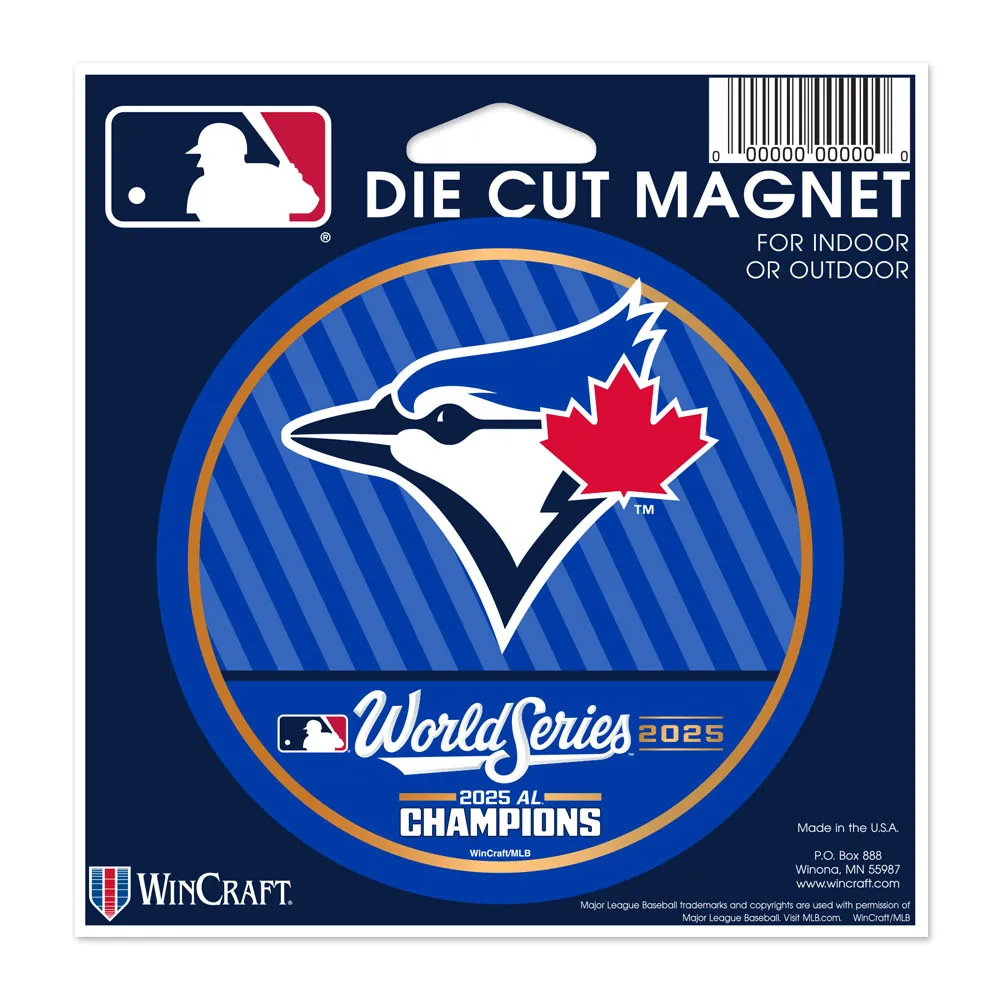 2025 Toronto Blue Jays American League Champions World Series Magnet 5x5 ALCS AL