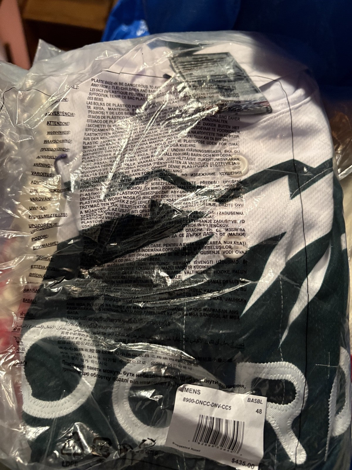 Colorado Rockies Nike Authentic City Connect Jersey Size 48