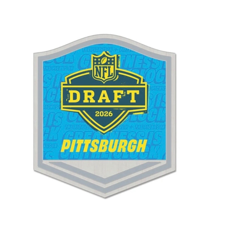 2026 NFL Draft Pittsburgh Logo Pin Fernando Mendoza