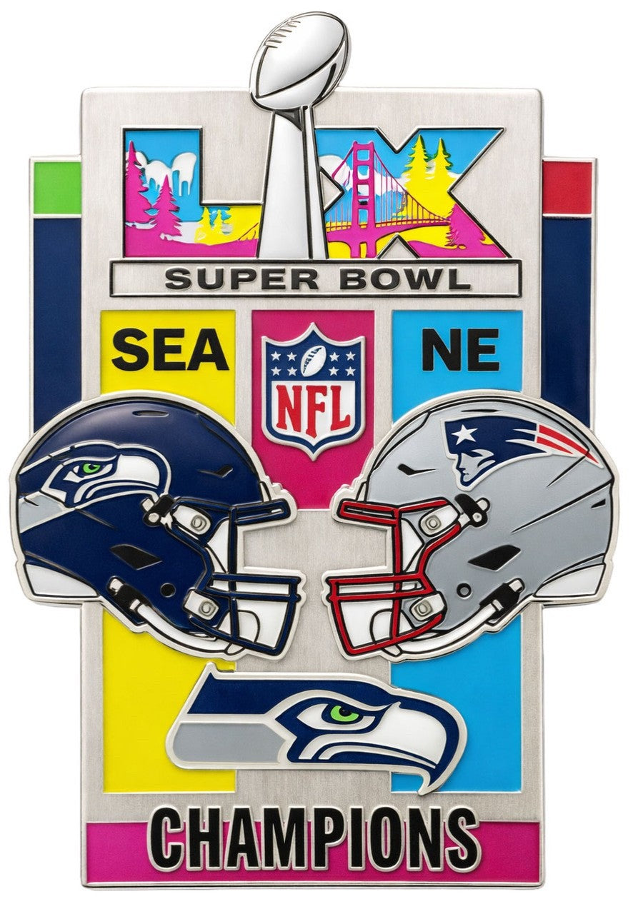 SUPER BOWL CHAMPIONS LX SEATTLE SEAHAWKS LIMITED EDITION PIN