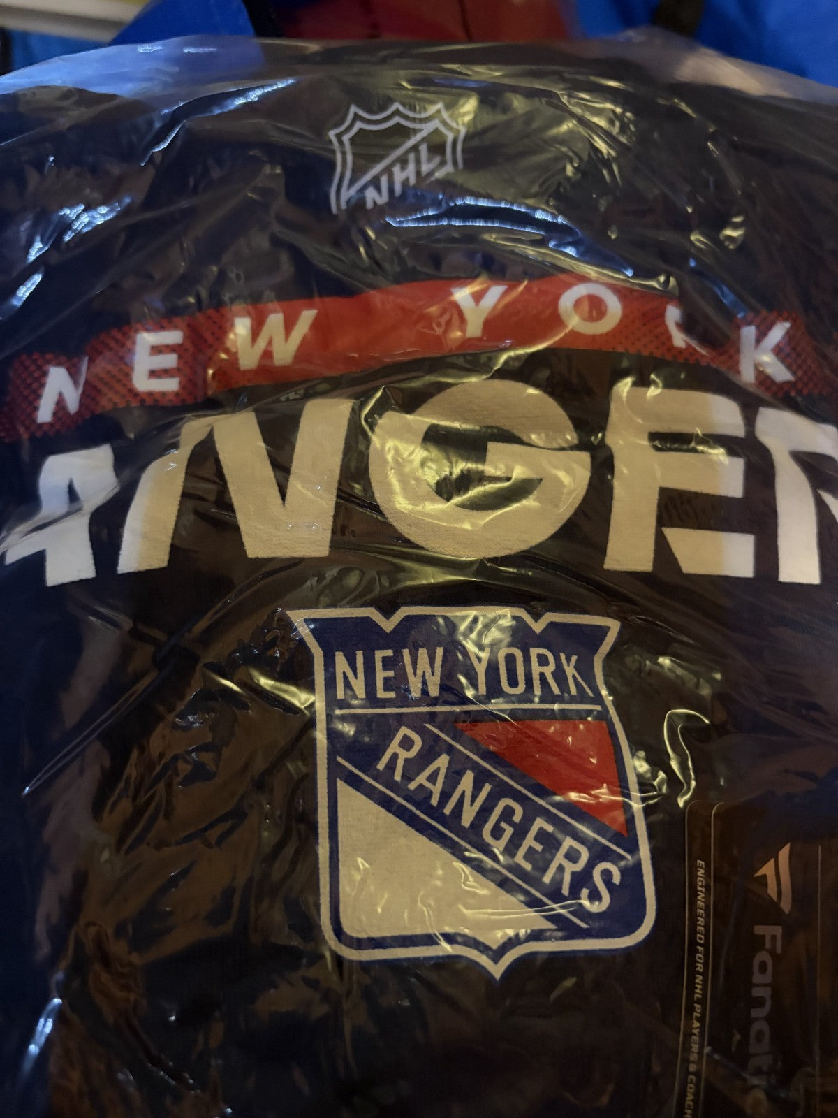 New York Rangers NHL Fanatics Brand Hoodie Sweatshirt Pro Locker Room Large