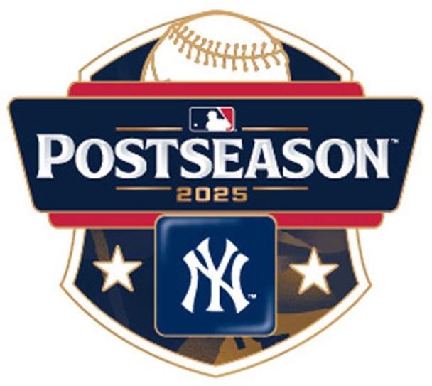 2025 MLB Postseason Pin New York Yankees **SHIPS NOW** Wild Card ALDS