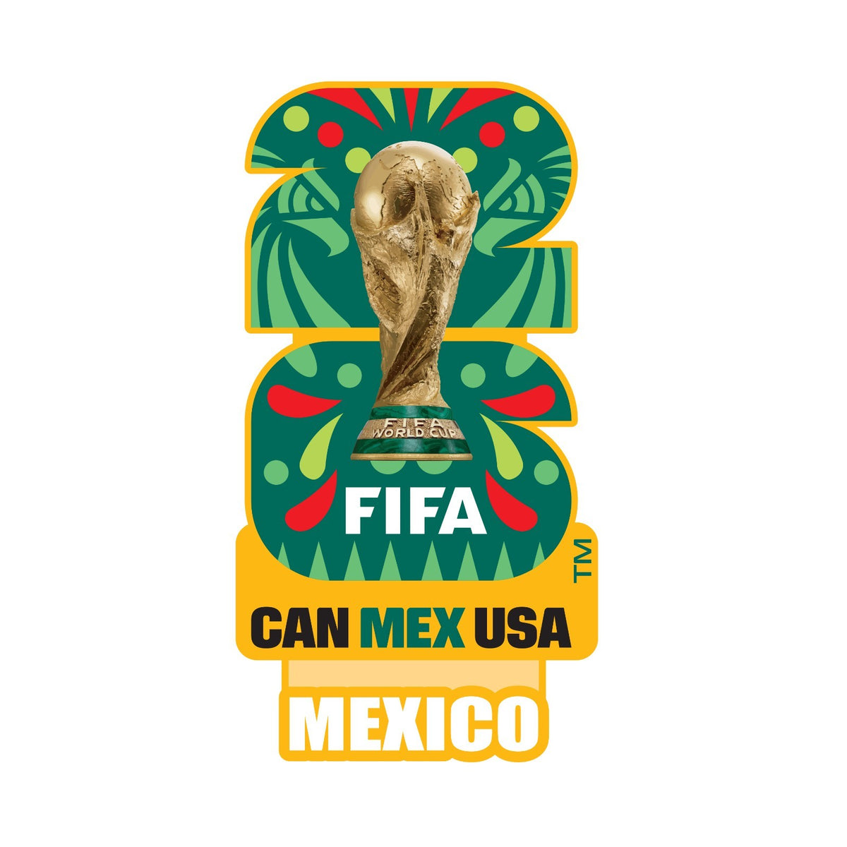 FIFA 2026 World Cup Logo Pin USA United States Canada Mexico