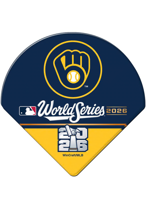 2026 MLB NL Champions Milwaukee Brewers Acrylic Magnet NLCS World Series