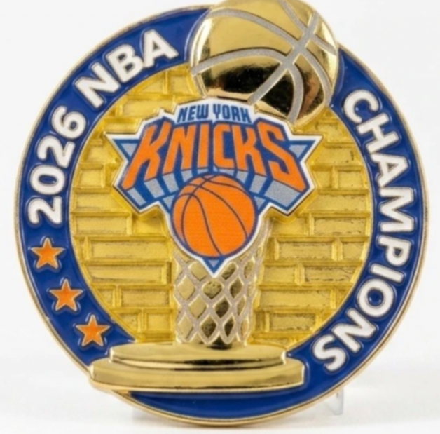 2025 2026 NBA Finals Champions Collector Pin New York Knicks MSG Limited Edition