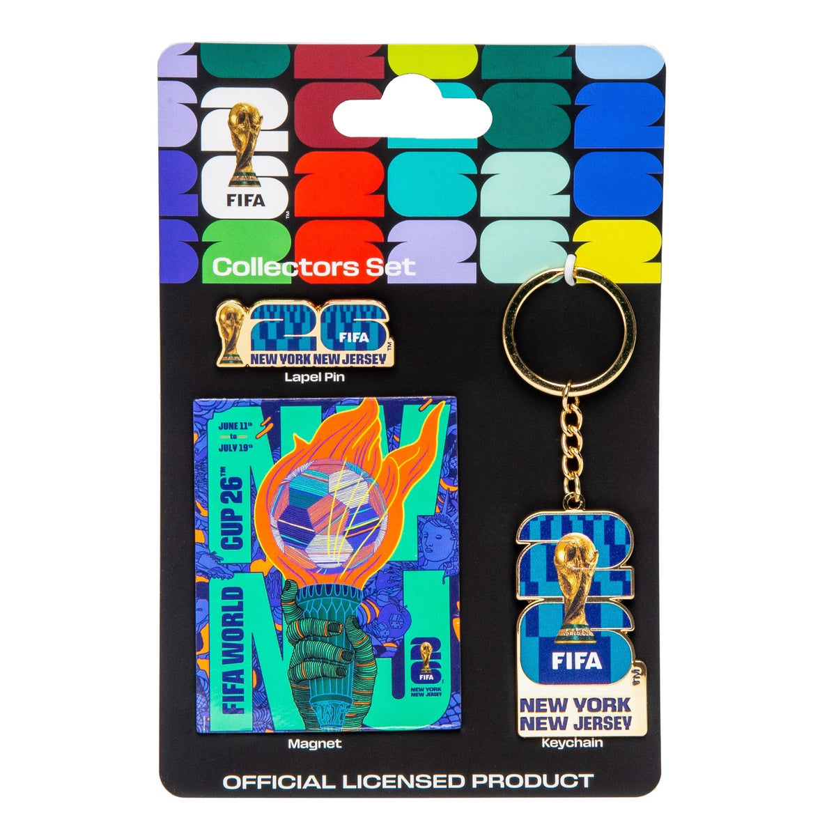 FIFA 2026 World Cup Logo New York New Jersey NY/NJ Magnet Key Chain Pin Finals