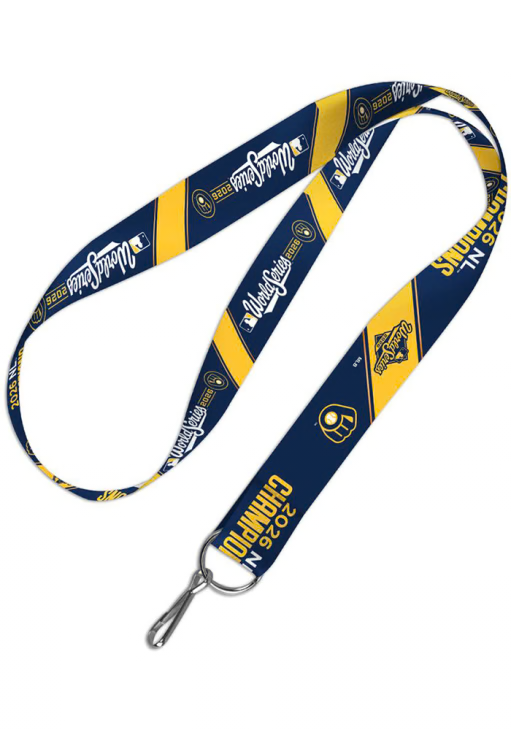2026 MLB NL Champions Milwaukee Brewers 1" Lanyard NLCS World Series