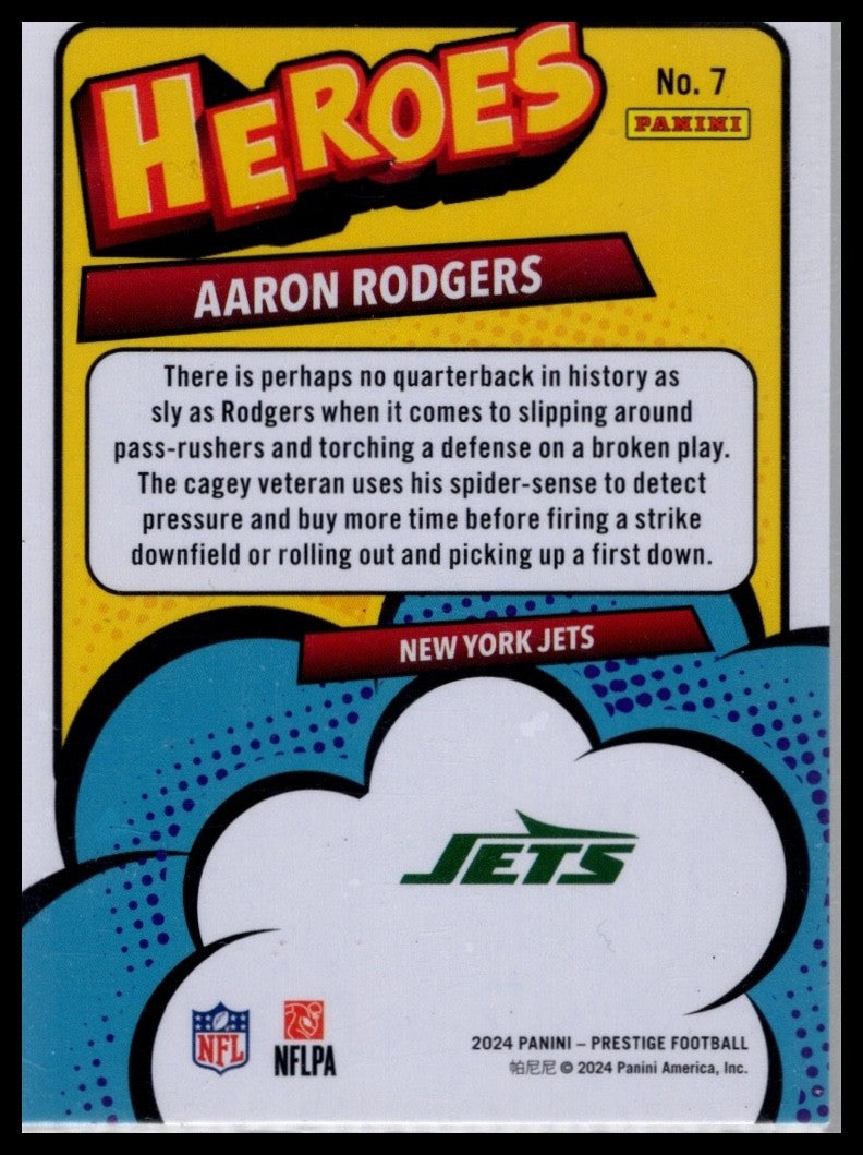 2024 Panini Prestige - Heroes Aaron Rodgers #7