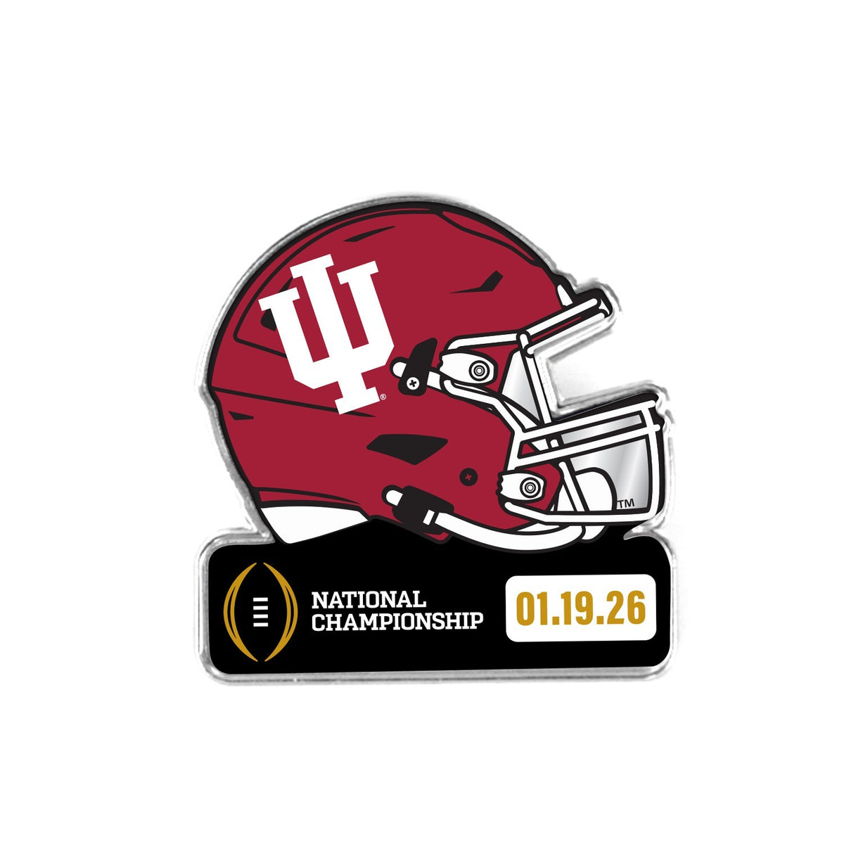 2025 2026 CFP National Championship Indiana Hoosiers Collector Pin Fiesta Bowl