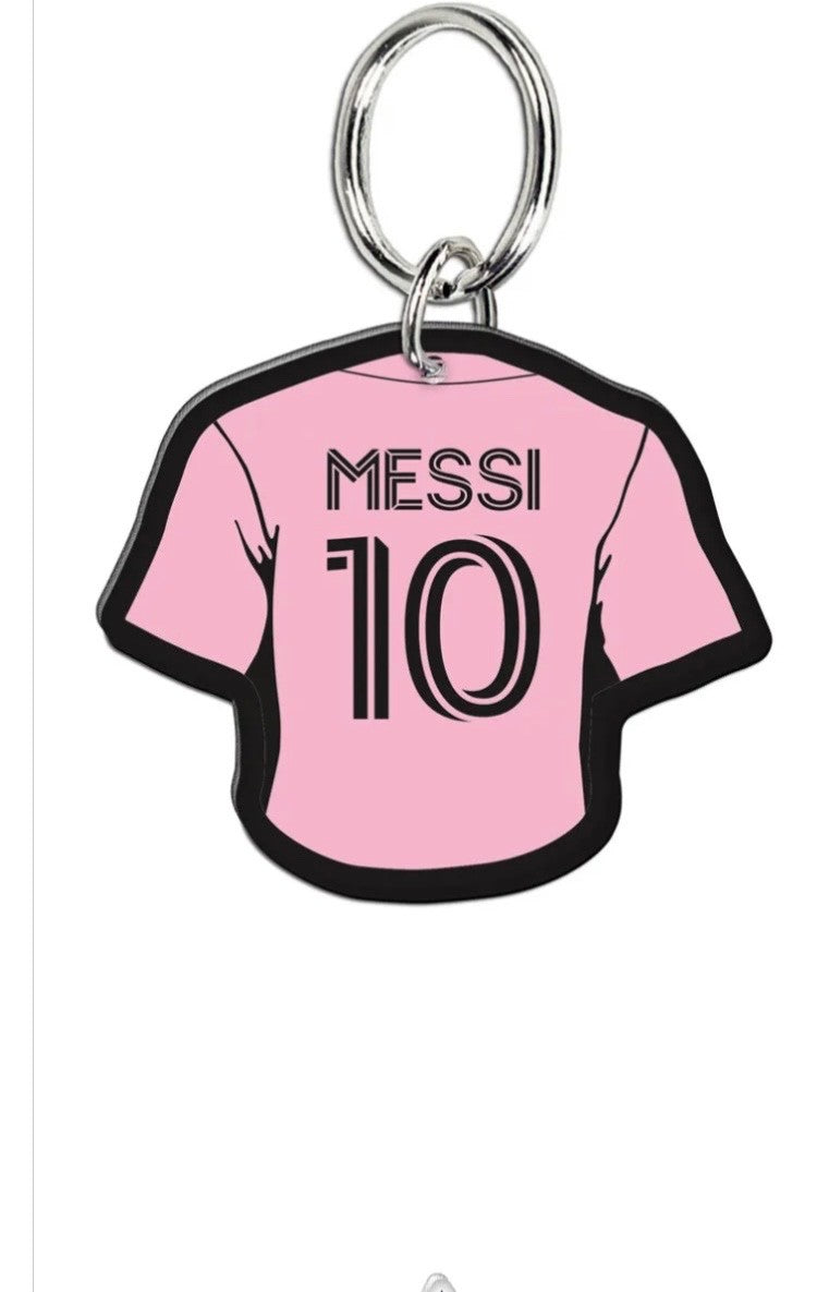 Lionel Messi Jersey Key Ring Miami FC Real Madrid World Cup MLS