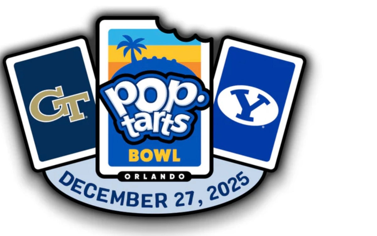 2025 Pop Tarts Bowl Pin Georgia Tech vs Bringham Young BYU CFP