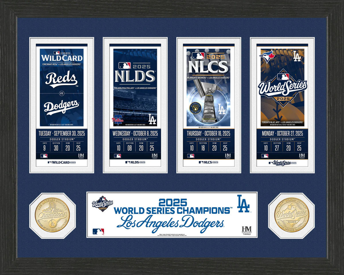 2025 LOS ANGELES DODGERS 2025 ROAD TO THE WORLD SERIES BRONZE COIN PHOTO MINT