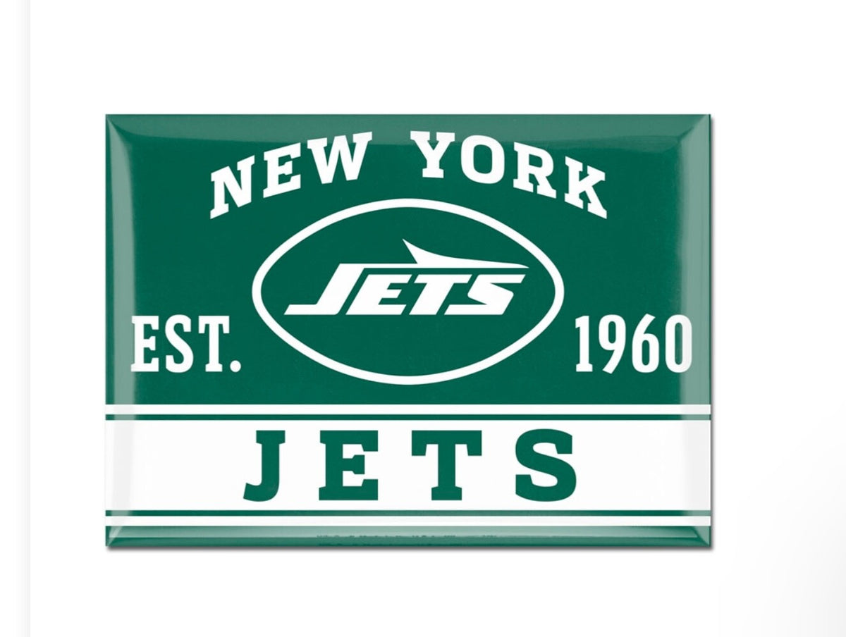 New York Jets Logo Fridge Magnet Aaron Rodgers