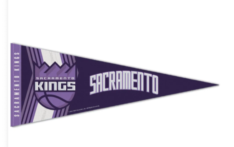 NBA CITY EDITION 2025-2026 SACRAMENTO KINGS PREMIUM PENNANT 12X30