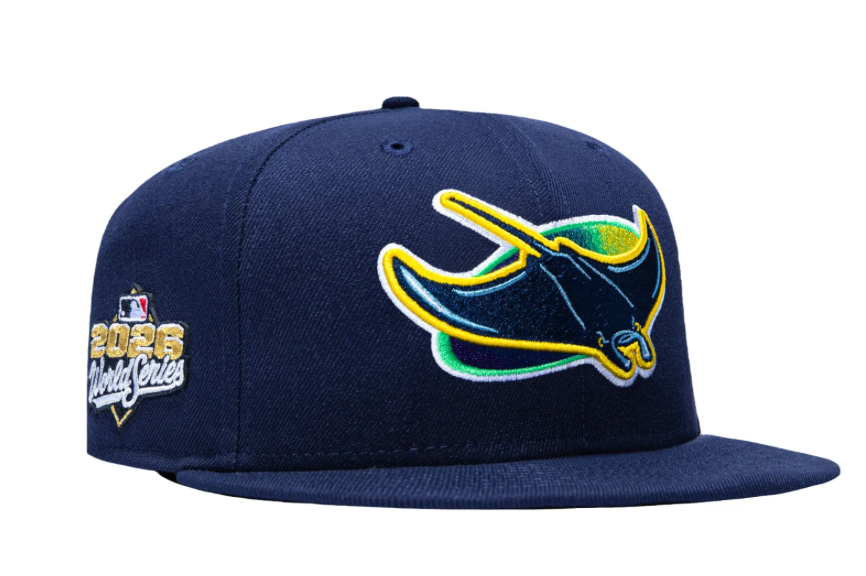 NEW ERA 59FIFTY TAMPA BAY RAYS 2026 WORLD SERIES PATCH ALTERNATE HAT 7 3/4