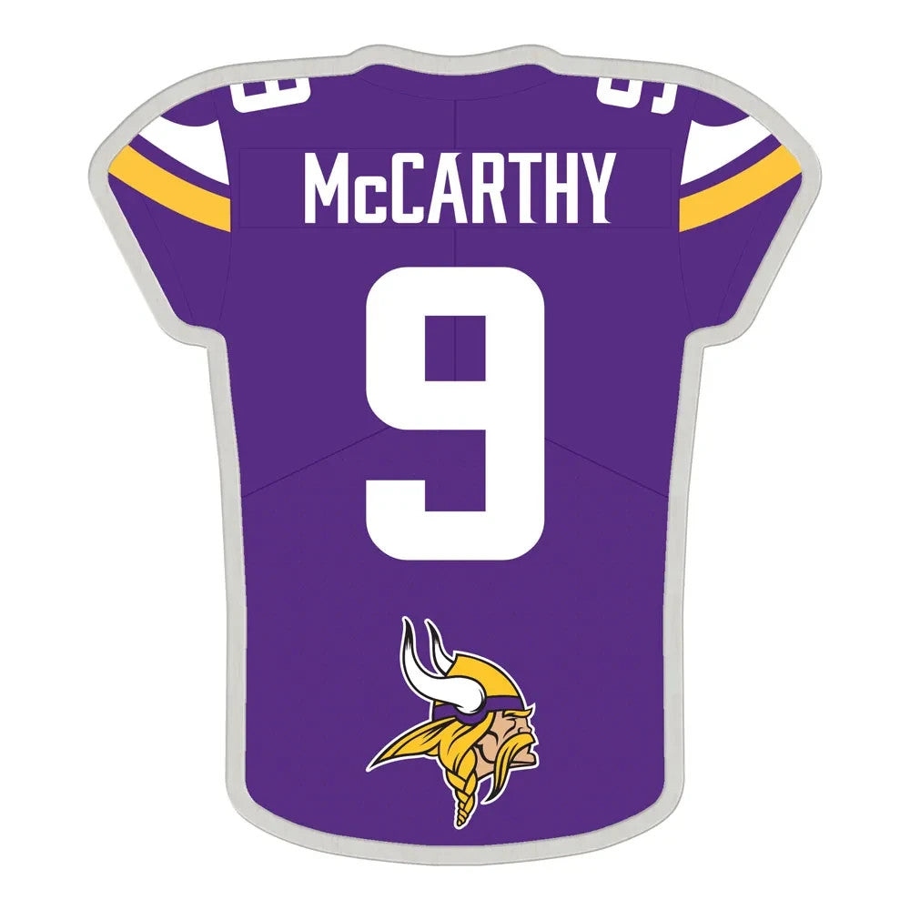 J.J JJ McCarthy Minnesota Vikings Jersey Pin Michigan