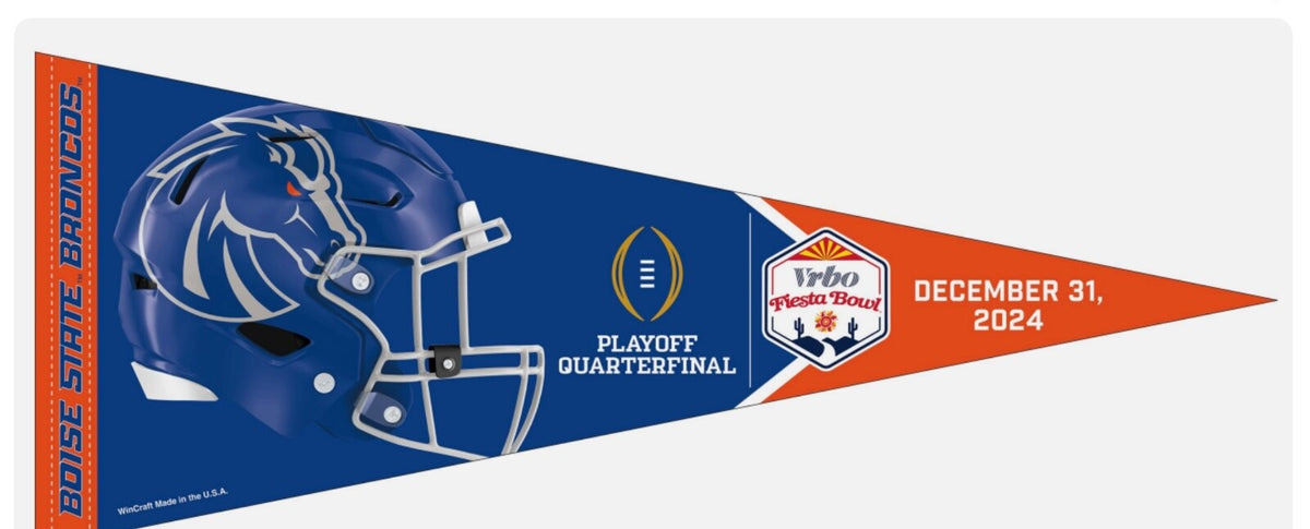 2024 2025 Fiesta Bowl Boise State CFP Football Pennant Penn State Nittany Lions