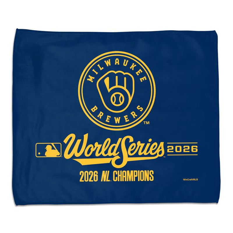 2026 MLB NL Champions Milwaukee Brewers 15x18 Rally Towel NLCS World Series
