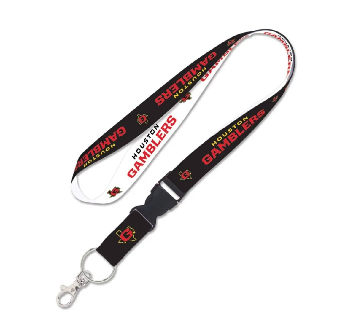 UFL XFL Houston Gamblers 1" Lanyard