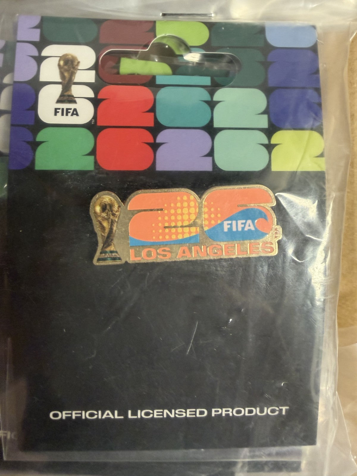 2026 FIFA World Cup Logo Pin Los Angeles
