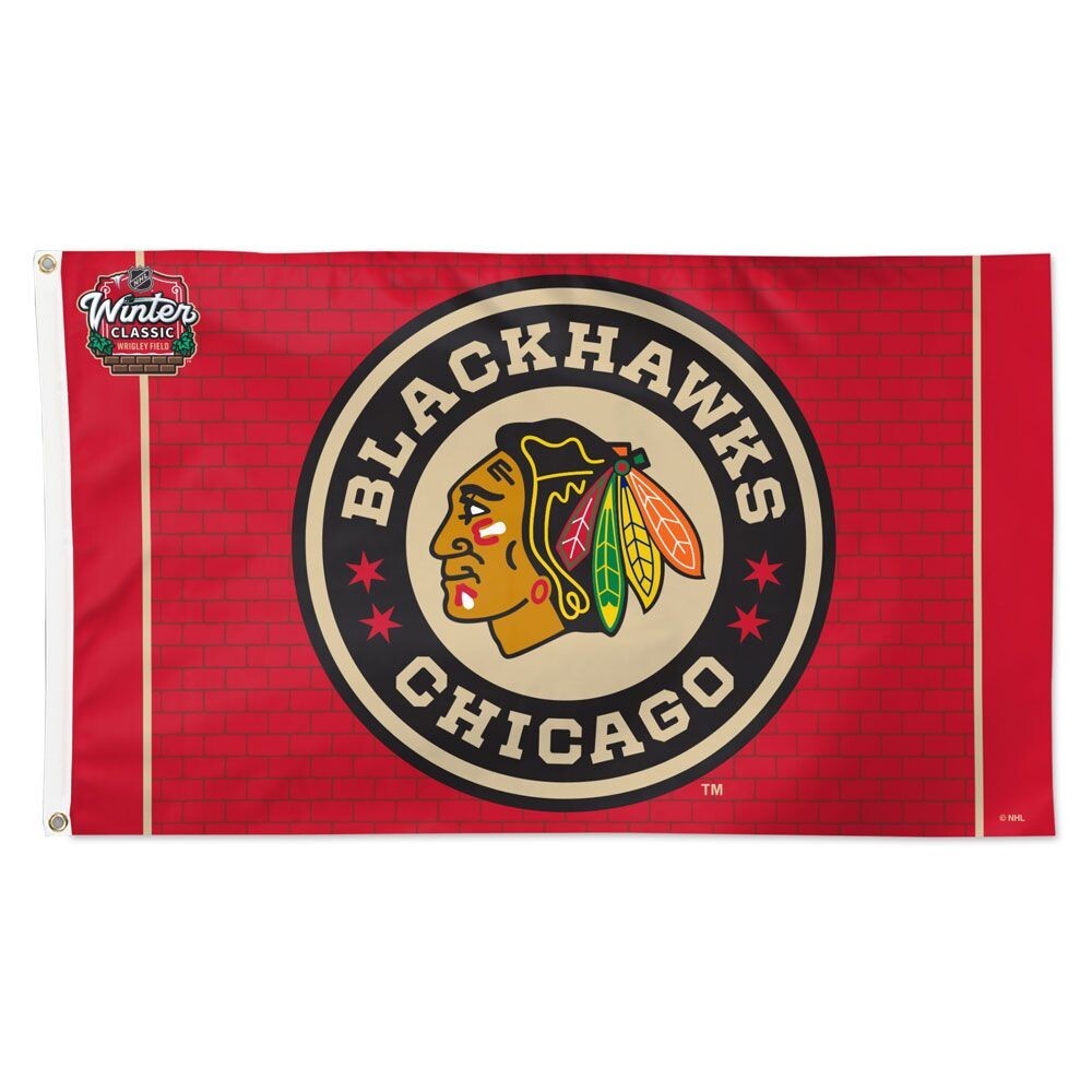 2025 Winter Classic Wrigley Field Chicago Blackhawks Flag 3x5