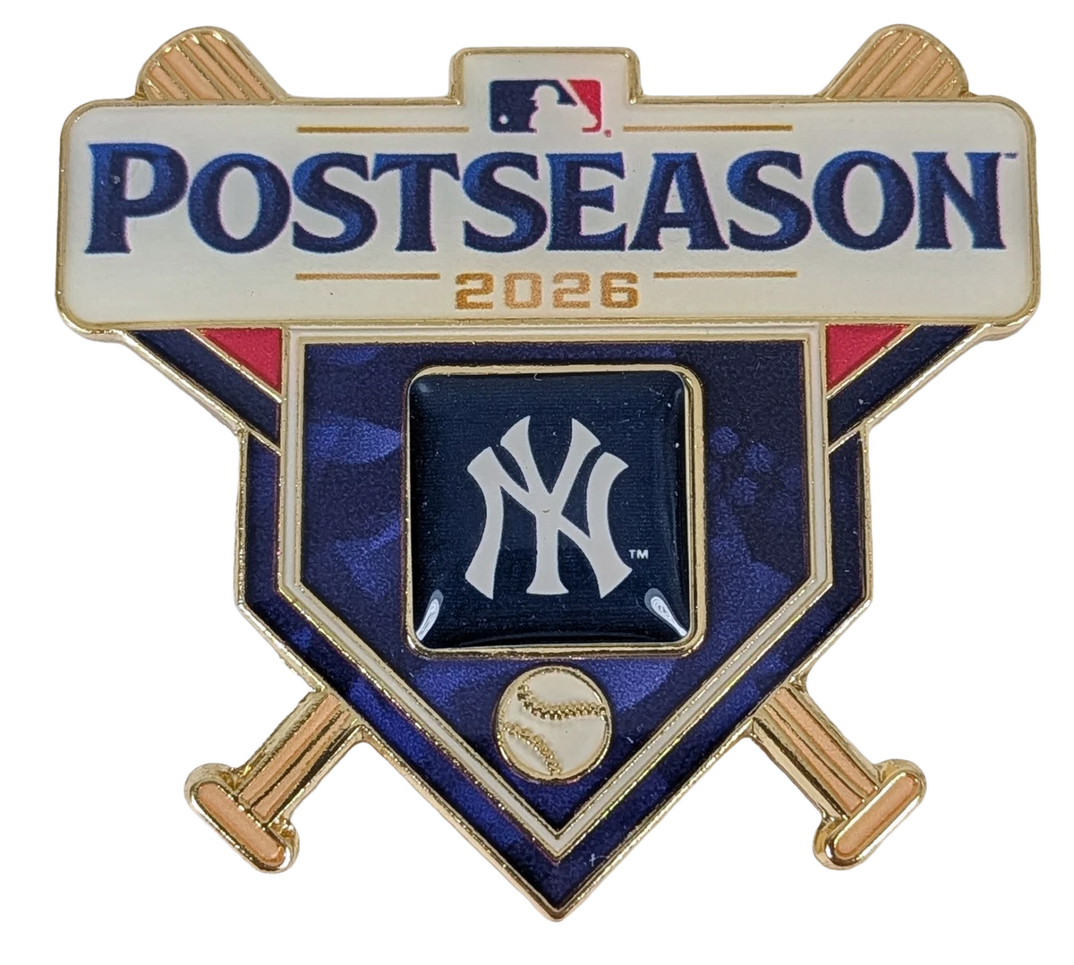 2026 New York Yankees MLB Postseason Pin ALDS Wild Card