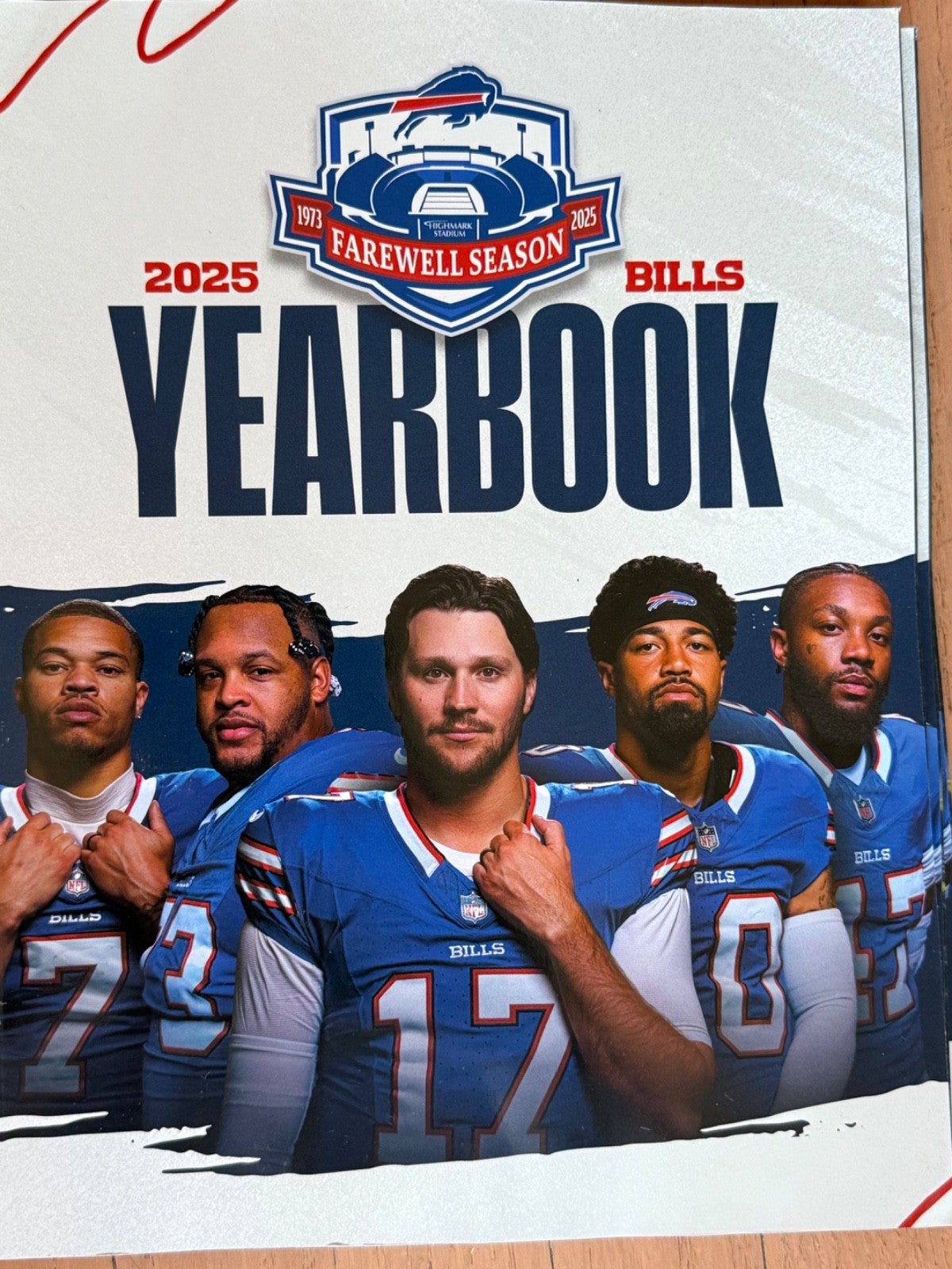 2025 Buffalo Bills Official Yearbook Program NFL Josh Allen