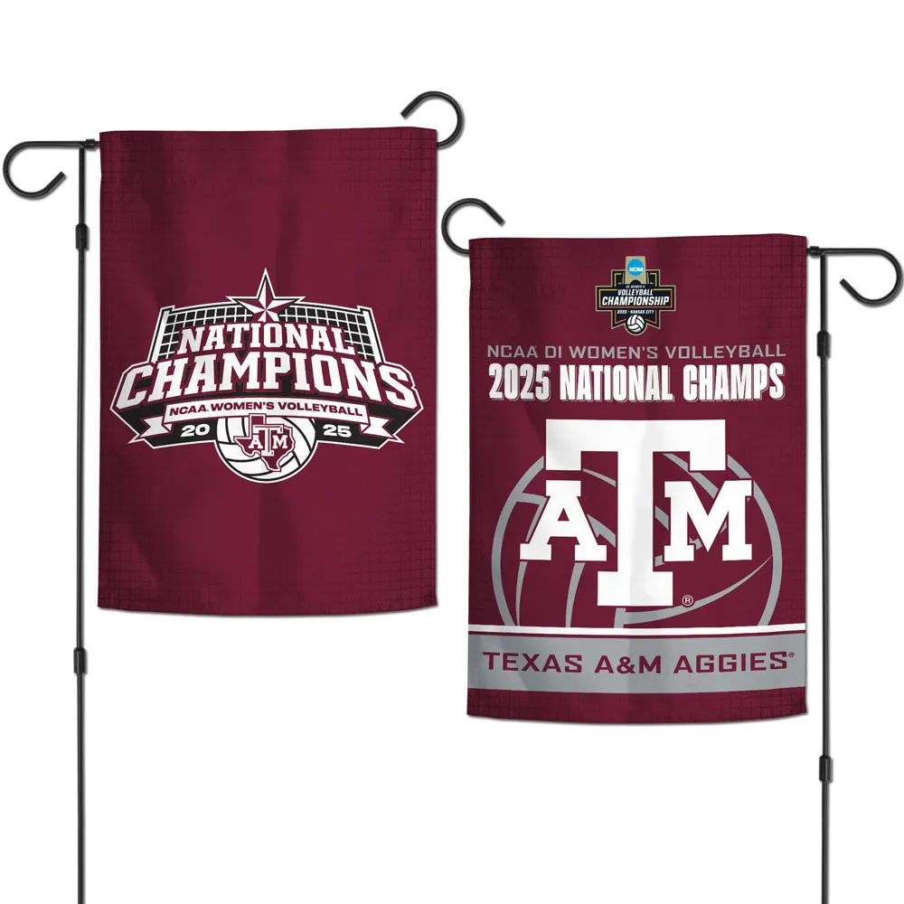 2025 NCAA D-1 Womens Volleyball National Champions Texas A&M Aggies Garden Flag