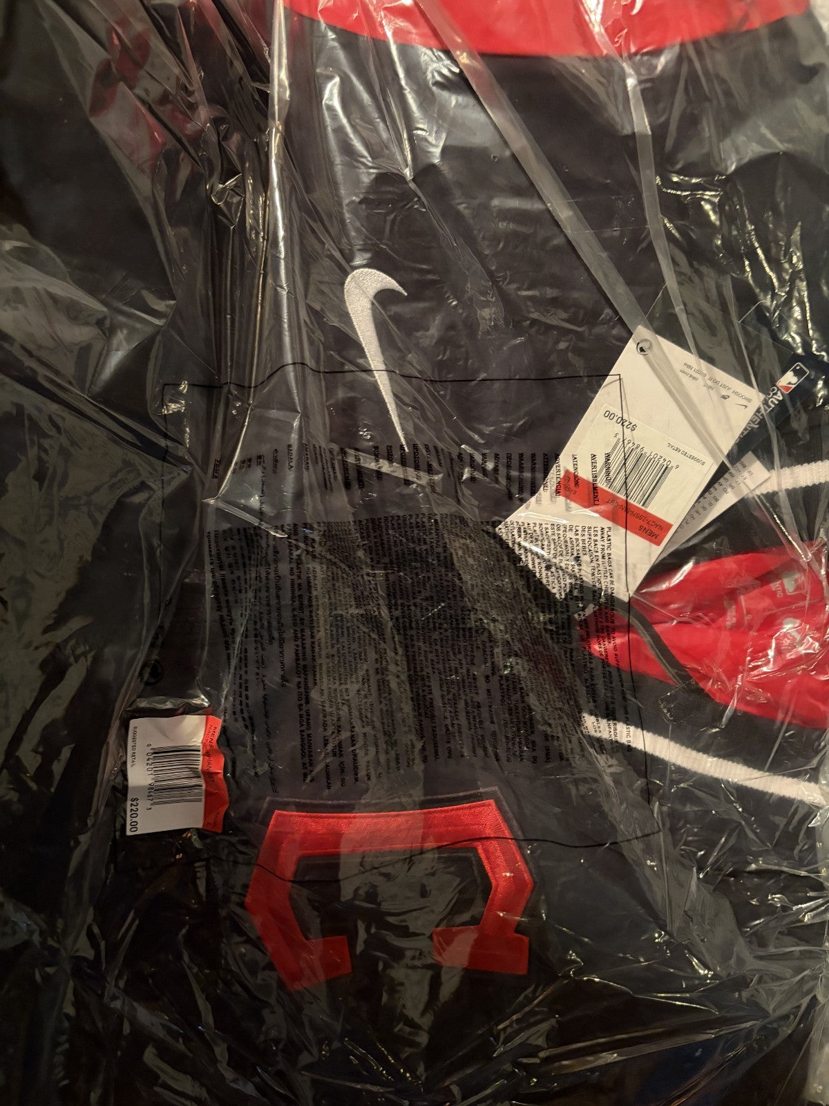 Cleveland Guardians Authentic Collection Dugout Jacket Nike Size Large
