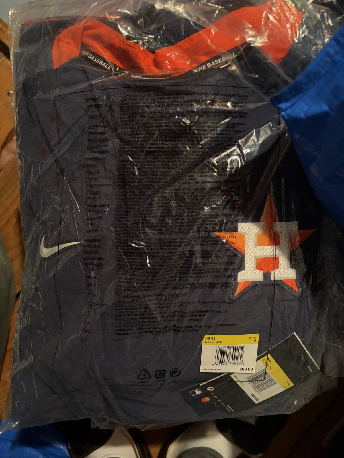 Houston Astros Nike Authentic Collection Hot Pullover Jacket Small