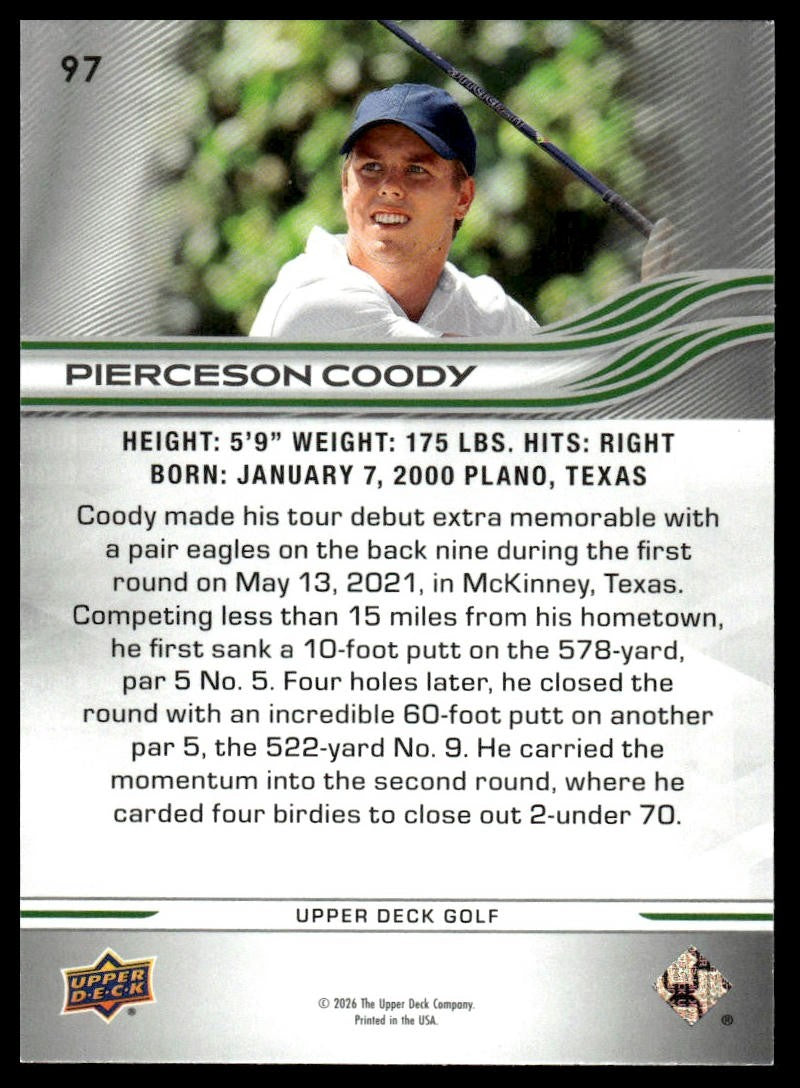 2026 Upper Deck #97 Pierceson Coody