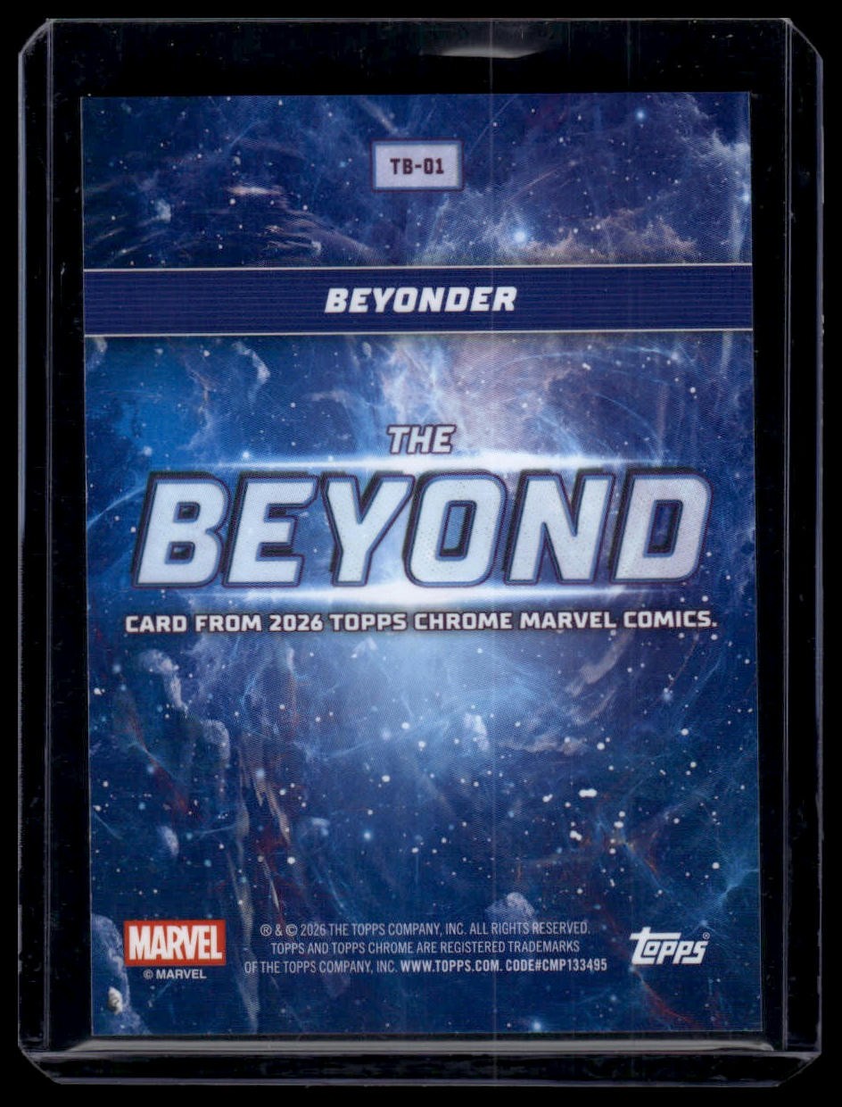2026 Topps Chrome Marvel Comics #TB-01 Beyonder The Beyond