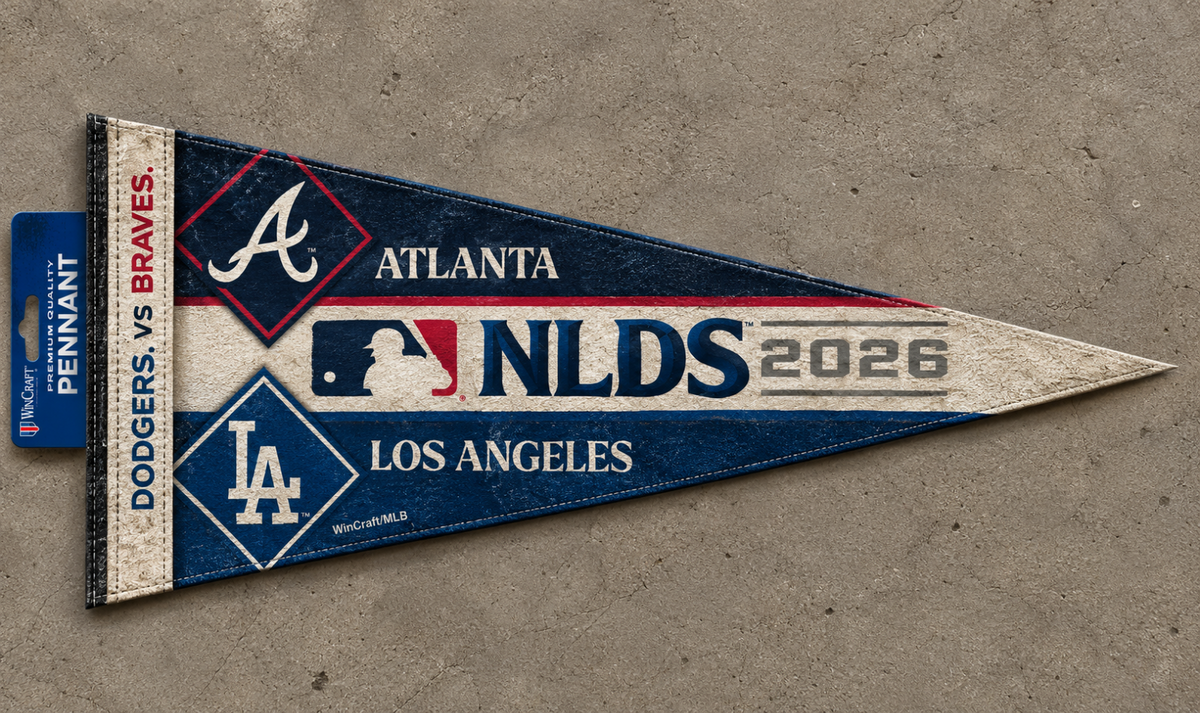 2026 NLDS Division Series Pennant Los Angeles Dodgers vs Atlanta Braves NLCS