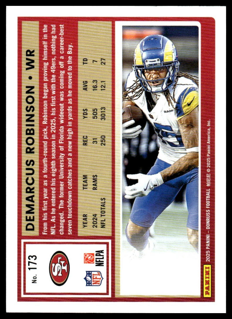 2025 Donruss #173 Demarcus Robinson