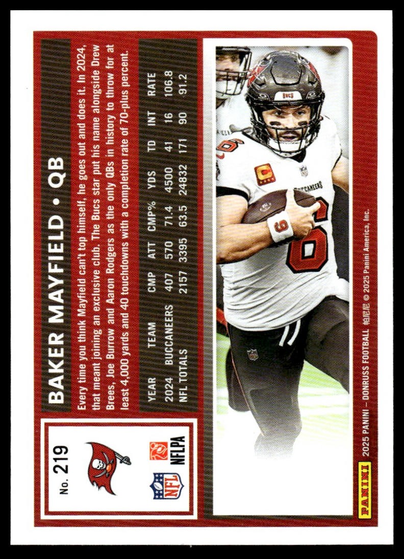 2025 Donruss #219 Baker Mayfield