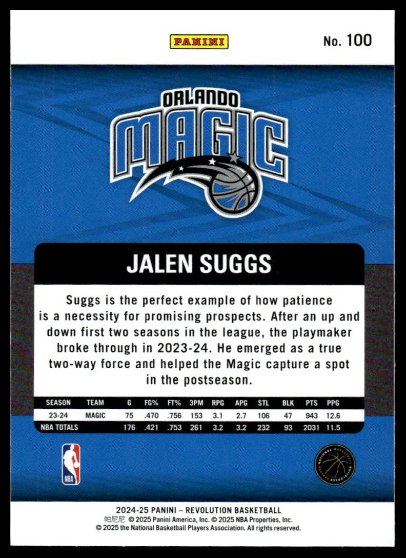 2024-25 Panini Revolution #100 Jalen Suggs