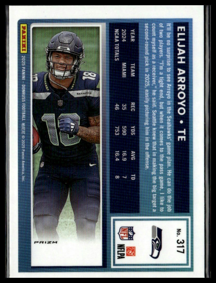 2025 Donruss #317 Elijah Arroyo