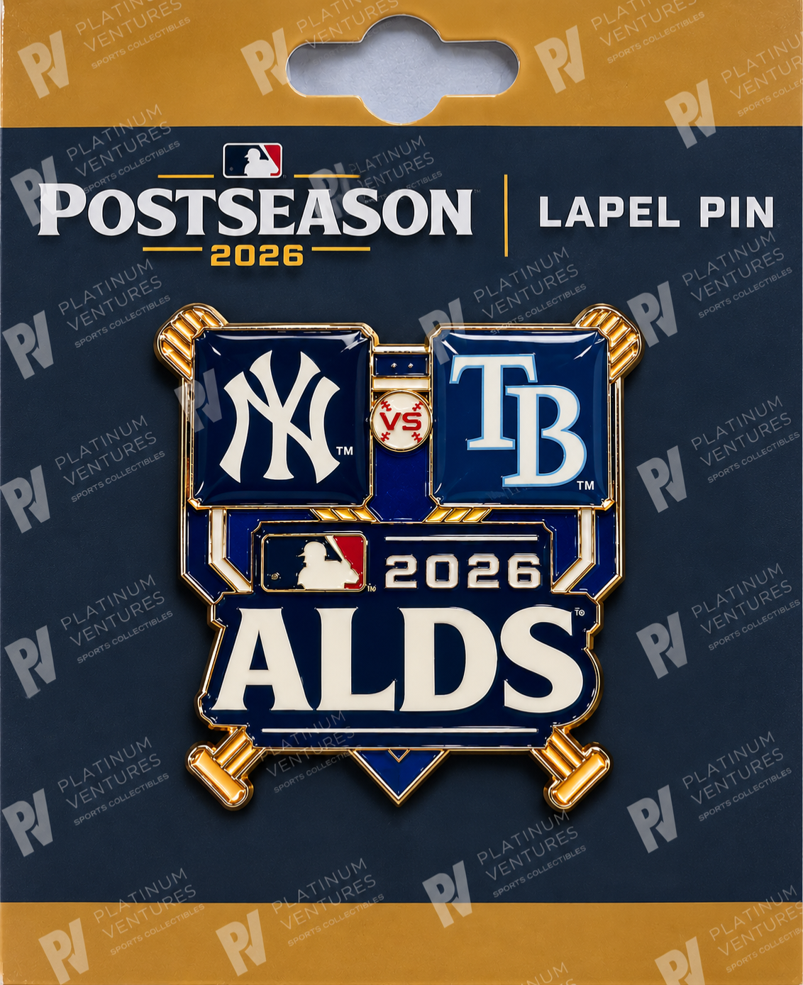2026 ALDS Division Series Collector Pin New York Yankees vs Tampa Bay Rays ALCS