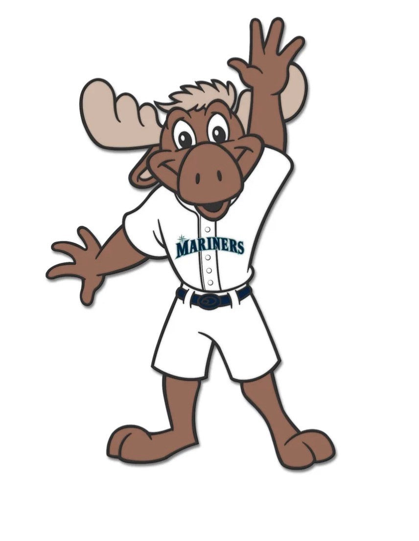 Seattle Mariners Mascot Pin Mariner Moose MLB