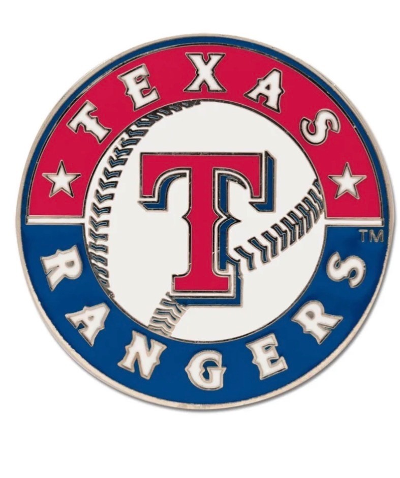 Texas Rangers Logo Lapel Pin MLB DeGrom Seager Ryan