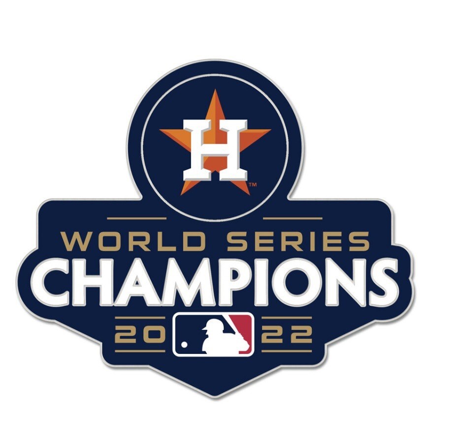 2022 MLB World Series Champions Houston Astros Pin