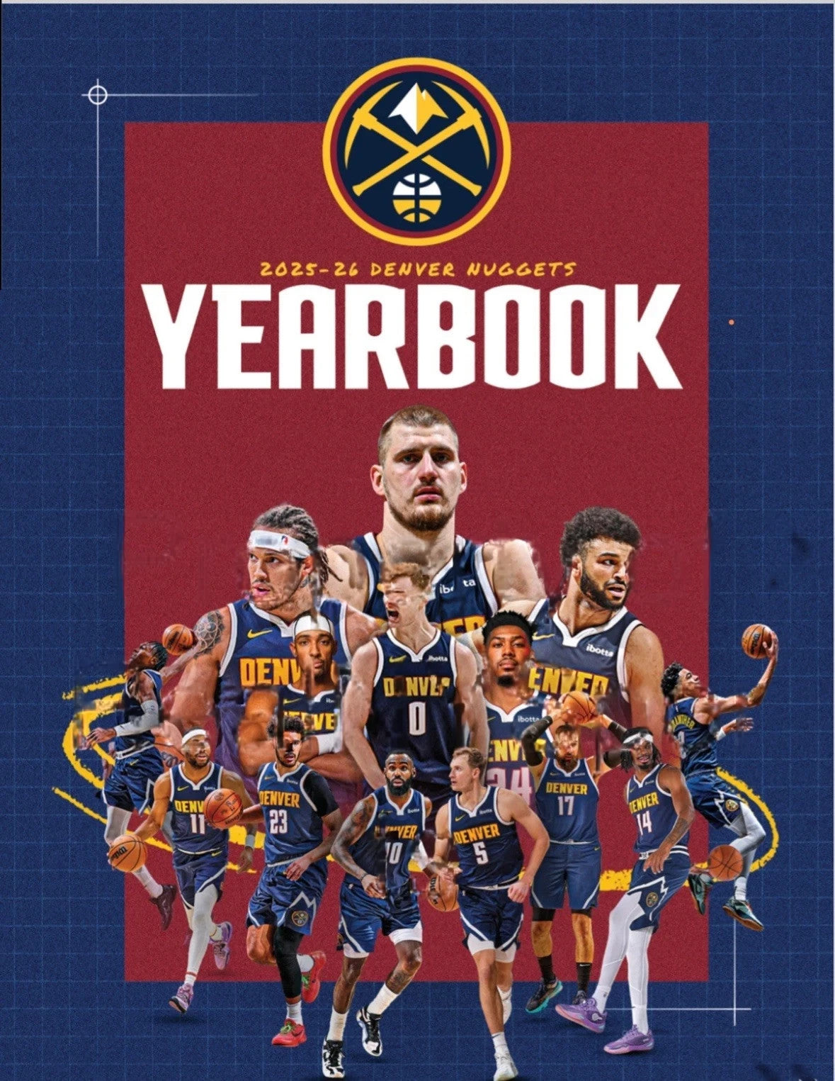 2025 -2026 Denver Nuggets Official Yearbook NBA