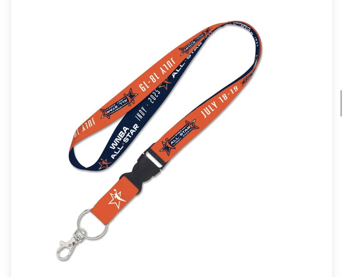 2025 WNBA All Star Game Lanyard Indianapolis Liberty Caitlin Clark