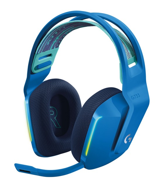 Logitech G733 Wireless Gaming Headset - Blue